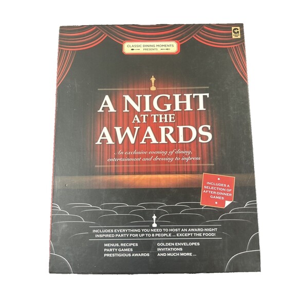 A Night At The Awards Dinner Party Game Awards Ceremony Glamorous Experience NEW - Picture 5 of 5